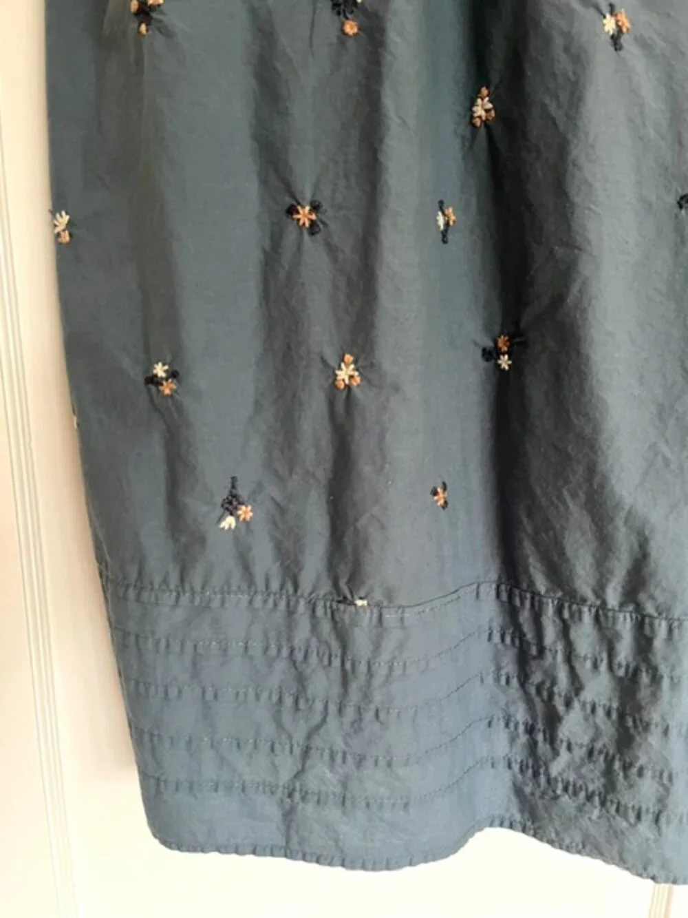 Universal Thread Floral Embroidered Blue Sundress | Size Small - Picture 7 of 8